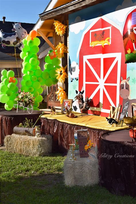 Diy Farm Birthday Decorations